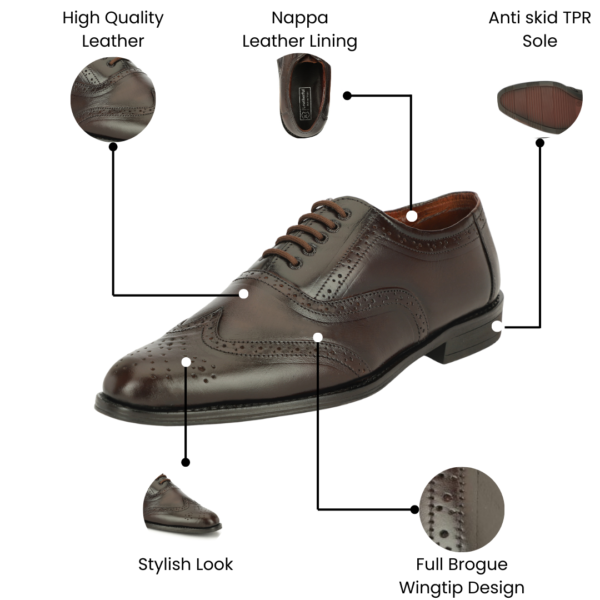 Leatherful Brogue Shoes CMBG010 - Image 22