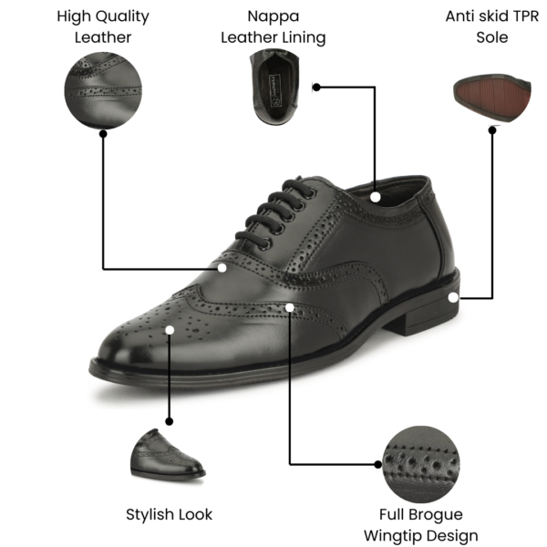 Leatherful Brogue Shoes CMBG010 - Image 4