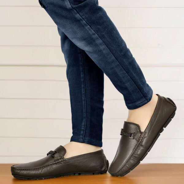 Leatherful Real Leather Loafer Shoes YKLF010 - Image 17