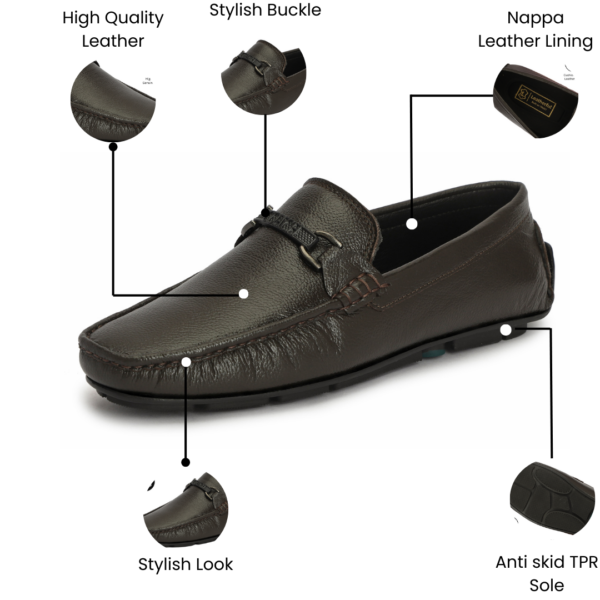 Leatherful Real Leather Loafer Shoes YKLF010 - Image 18