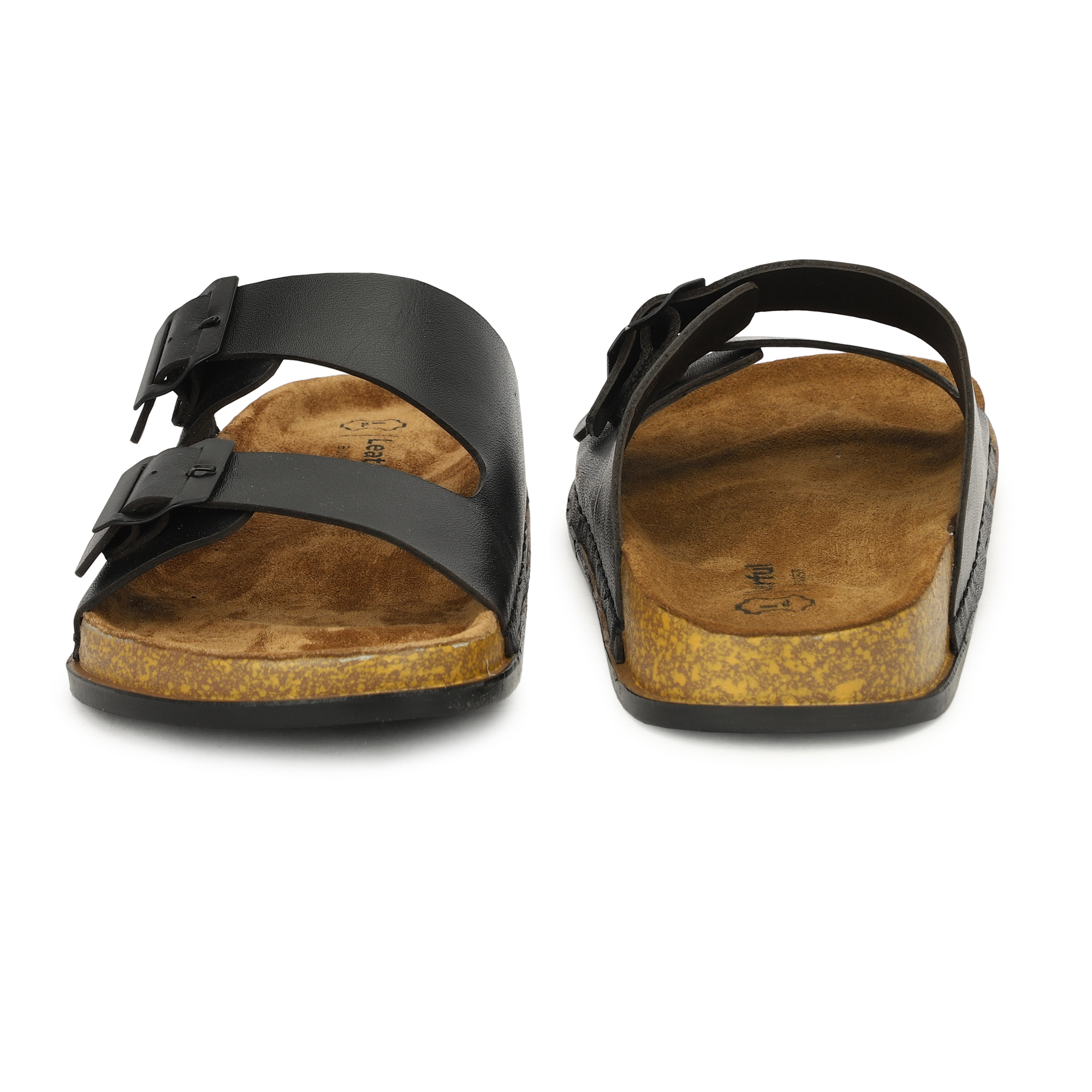 Leatherful Men's premium leather slipper | Genuine Leather upper | Suede Leather Insole | PU sole | Stylish flip flop for men | Birkenstock - Image 23