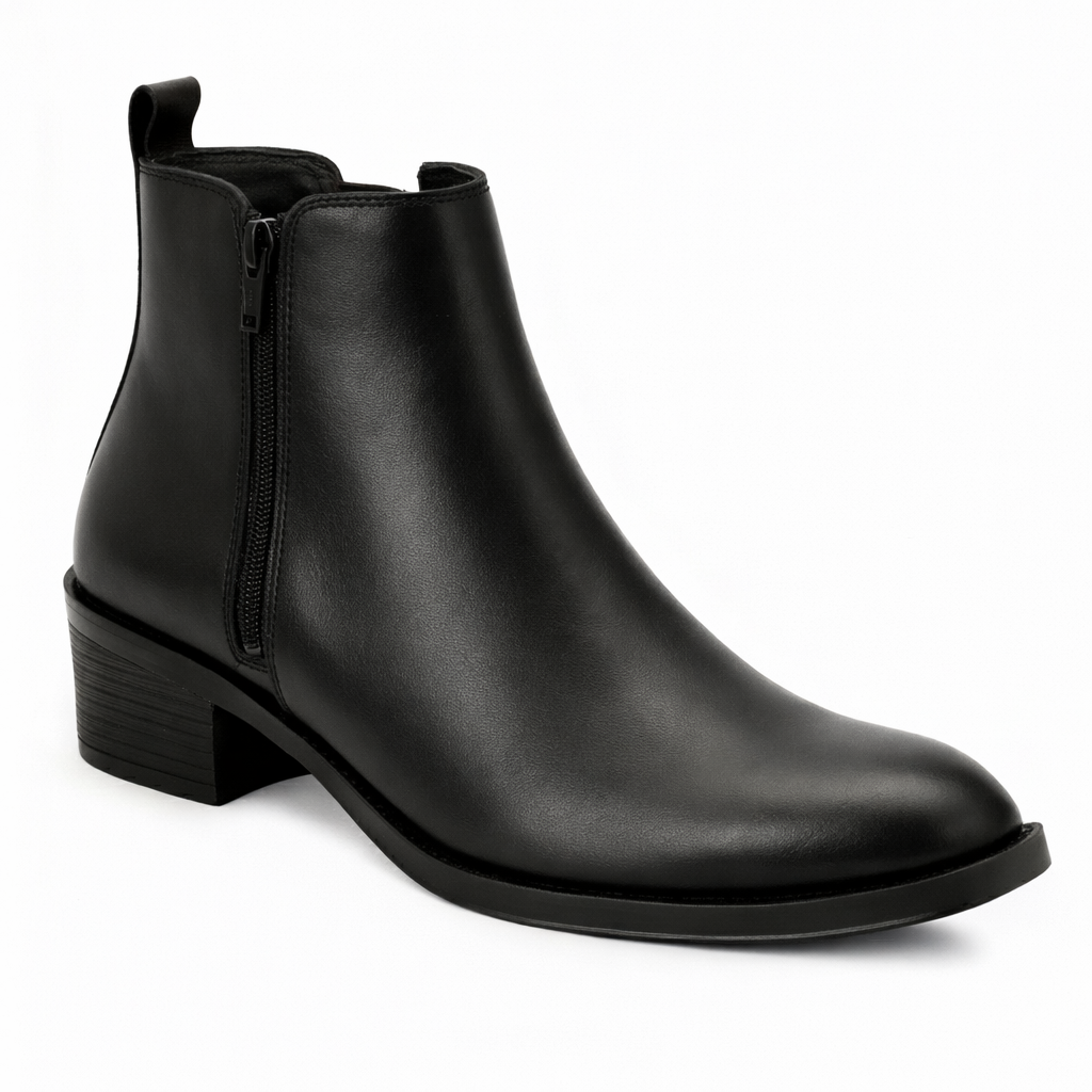 Men's Chelsea Boots with Zipper closure | Croc Textured Leather | Cuban Heel | Italian Design | TPR Sole | Cushioned Insole - Image 23